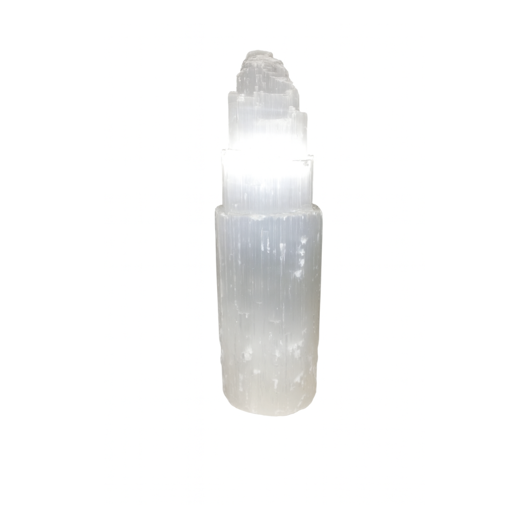 Grand Celestial Selenite Tower